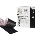 VELCRO® Brand Heavy-Duty Stick On Tape 50mm x 5m Black VEL60243