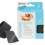 VELCRO® Brand ONE-WRAP® Reusable Ties 30mm x 5m Black VEL60254