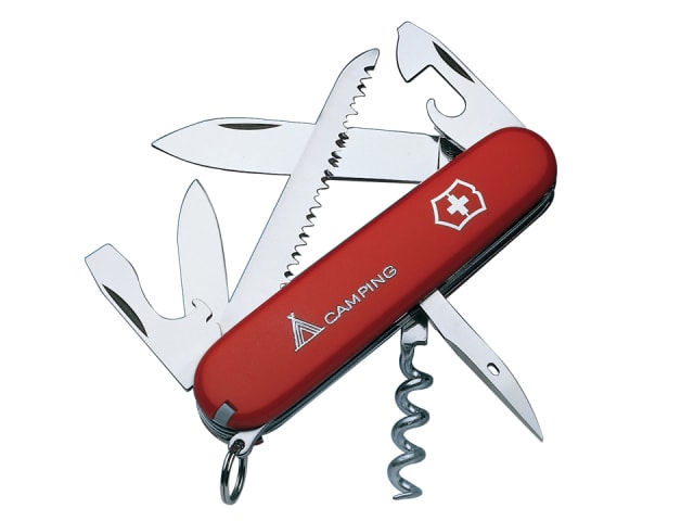 Camper Swiss Army Knife Red Blister Pack VICCAMPB