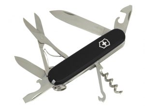 Climber Swiss Army Knife Black Blister Pack VICCLIMBLKB