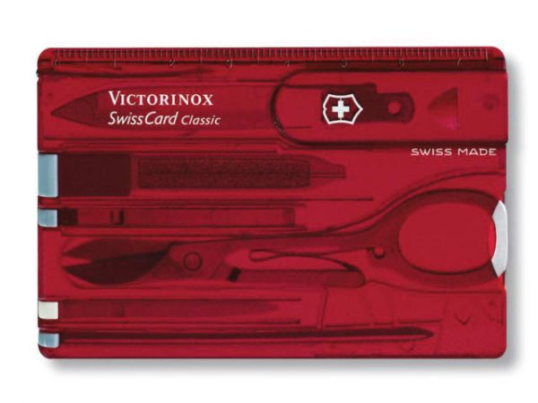 SwissCard Translucent Red Blister Pack VICJSWCDRDB