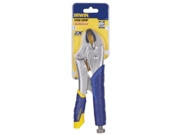 10WR Fast Release Curved Jaw Locking Pliers with Wire Cutter 254mm (10in) VIST05T - Image 3