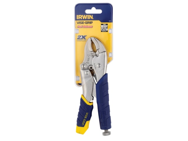 7WR Fast Release Curved Jaw Locking Pliers with Wire Cutter 178mm (7in) VIST07T - Image 2