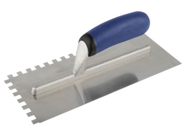 Professional Notched Adhesive Trowel 8mm Stainless Steel 11 x 4.1/2in VIT102971