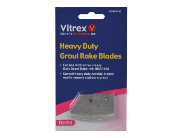 Replacement Blades For Heavy-Duty Grout Rake VITHDGRB100 - Image 2