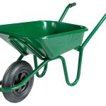 90L Green Heavy-Duty Endurance Wheelbarrow WALEGPDD