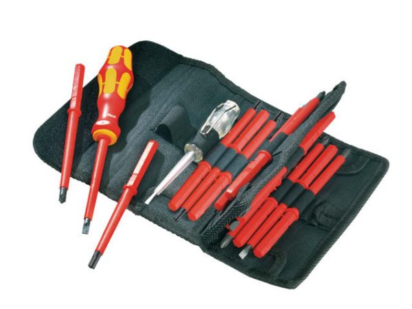 Kraftform VDE Kompakt Interchangeable Screwdriver Set -  16 Piece SL/PH/PZ/TX WER003474