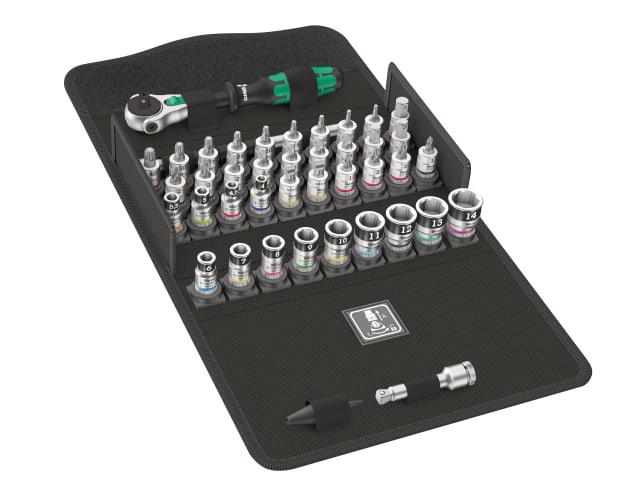 8100 SA Zyklop Speed Socket Set of 42 Metric 1/4in Drive WER003755