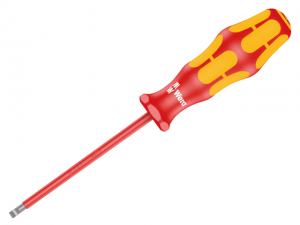 Kraftform Plus 160i VDE Insulated Screwdriver Slotted Tip 3.0 x 100mm WER006105