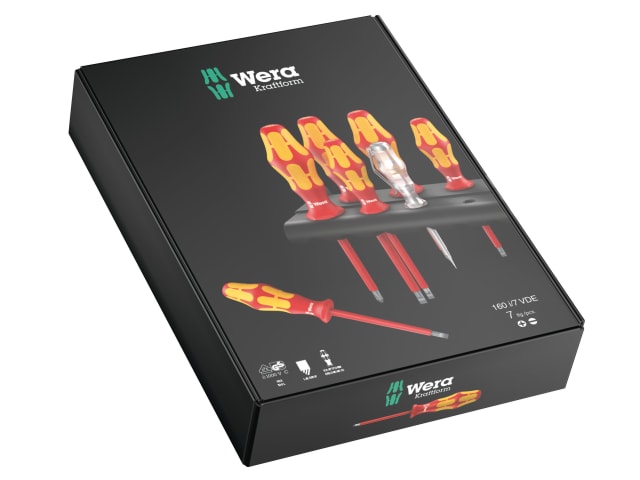 Kraftform Plus 160i VDE Series 100 Screwdriver Set - 7 Piece SL/PH WER006147 - Image 2