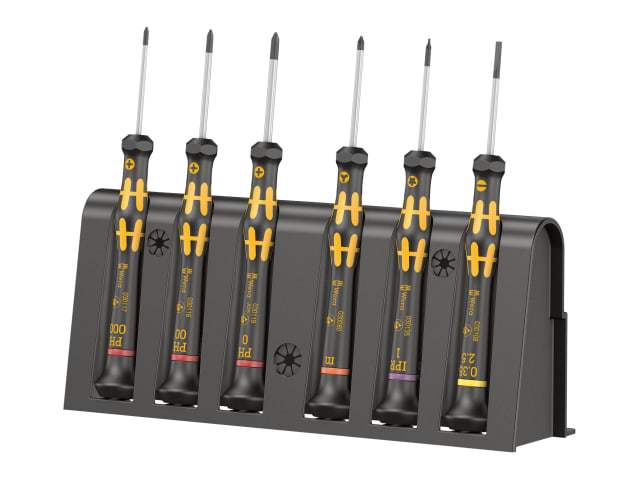 1550 Kraftform Micro ESD Screwdriver Set - 6 Piece WER030180