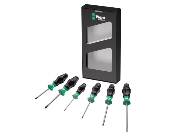Kraftform Comfort Screwdriver Set - 6 Piece SL/PZ WER031552 - Image 2