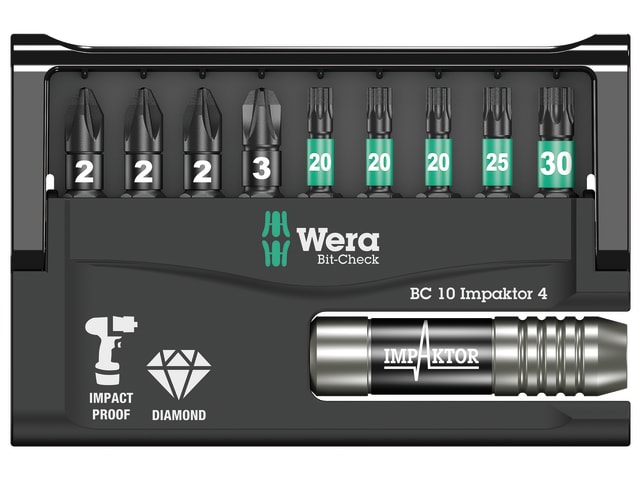 Bit-Check 10 Impaktor 4 Set - 10 Piece WER057417 - Image 2