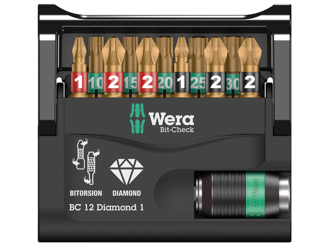 Bit-Check 12 Diamond 1 Set - 12 Piece WER057421 - Image 2