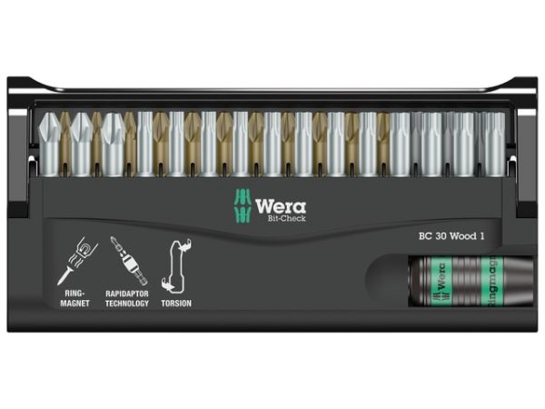 Bit-Check 30 Wood 1 Set -  30 Piece WER057433 - Image 2