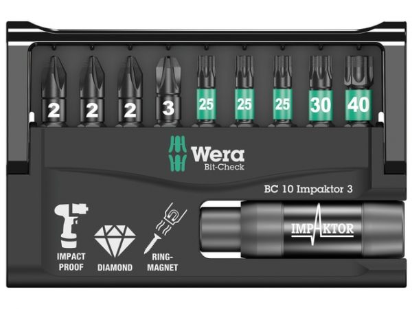 Bit-Check 10 Impaktor 3 Set -  10 Piece WER057683 - Image 2