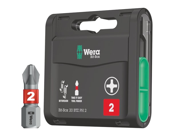 Bit-Box 20 BiTorsion Bits PH2 x 25mm - 20 Piece WER057751