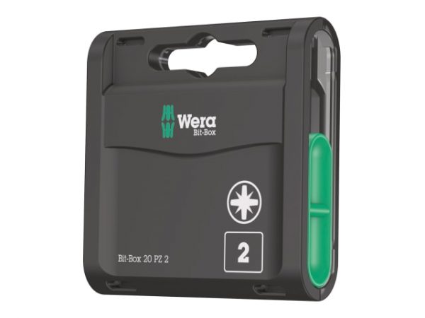 Bit-Box 20 H Extra Hard Bits PZ2 x 25mm -  20 Piece WER057760 - Image 3