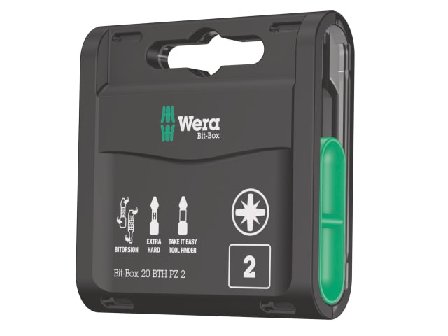 Bit-Box 20 BTH BiTorsion Extra Hard Bits PZ2 x 25mm - 20 Piece WER057762 - Image 2