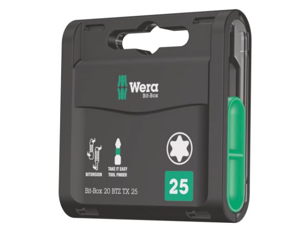 Bit-Box 20 BiTorsion Bits TX25 x 25mm -  20 Piece WER057774 - Image 2