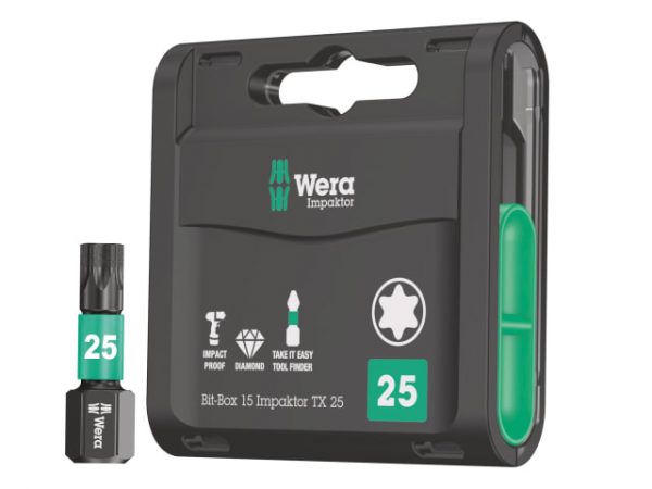 Bit-Box 15 Impaktor TX25 x 25mm -  15 Piece WER057775