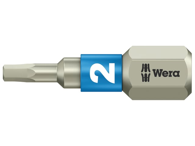 3840/1 TS Torsion Stainless Insert Bit Hex 2.0 x 25mm WER071071