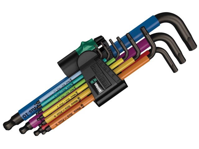 950/9 Hex-Plus BlackLaser 1 SB Multicolour L-Key Set - 9 Piece (1.5-10mm) WER073593