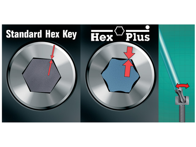 950/9 Hex-Plus BlackLaser 1 SB Multicolour L-Key Set - 9 Piece (1.5-10mm) WER073593 - Image 2