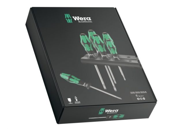 Kraftform Plus Lasertip 335/350/355/6 Screwdriver Set -  6 Piece SL/PH/PZ WER105622 - Image 2