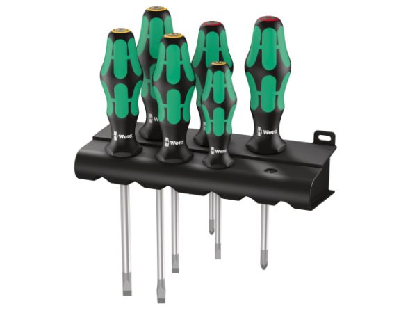 Kraftform 334/6 Lasertip Screwdriver Set -  6 Piece SL/PH WER105650