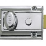 P77 Traditional Nightlatch 60mm Backset Chrome Finish Box YAL77CH