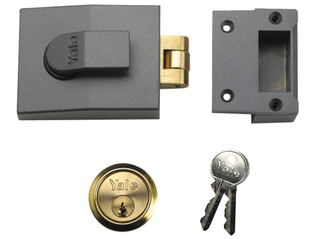 81 Rollerbolt Nightlatch 60mm Backset DMG Finish Box YAL81DMGPB