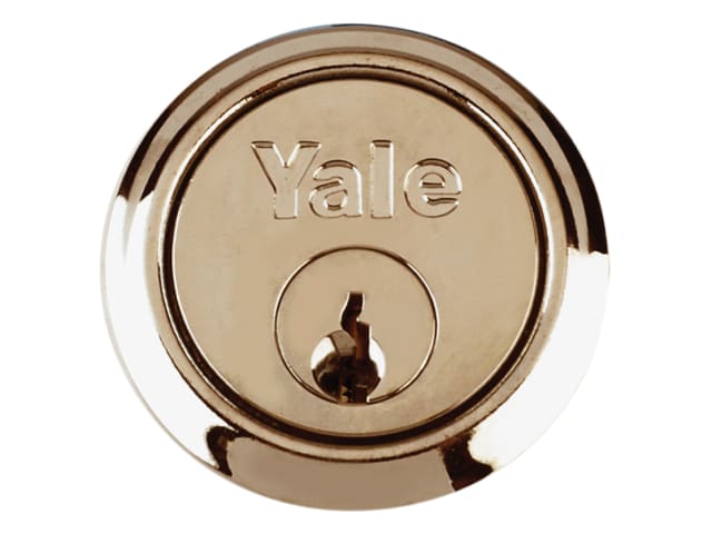 B1109 Replacement Rim Cylinder & 2 Keys Chrome Finish Box YALB1109CH