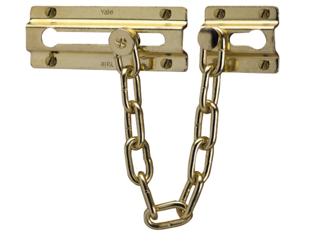 P1037 Door Chain Brass Finish YALP1037PB