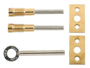 8013 Dual Screw Window Lock Brass Finish Pack of 2 YALV80132PL