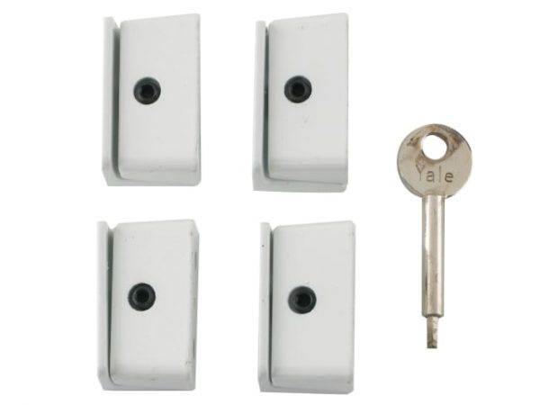 8K109 Window Stop White Pack of 4 Visi YALV8K1094WE