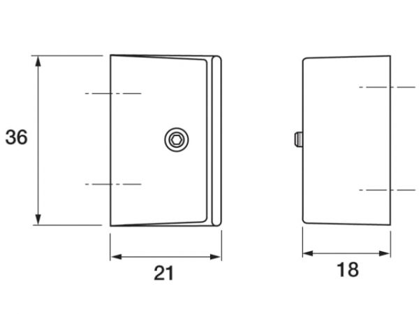 8K109 Window Stop White Pack of 4 Visi YALV8K1094WE - Image 2