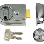 Y3 Nightlatch Modern 60mm Backset Polished Chrome Finish Visi YALY3CHCH60