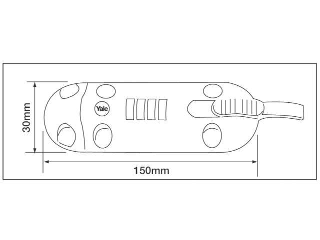 Y600 Combination Locking Bolt 120mm YALY600120 - Image 6