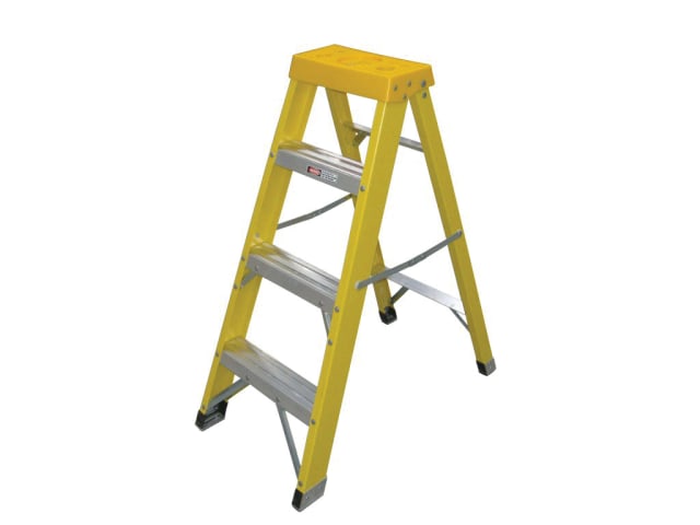 Fibreglass Swingback Steps Open - 1.05m Closed 1.18m 4 Rungs ZAR300514