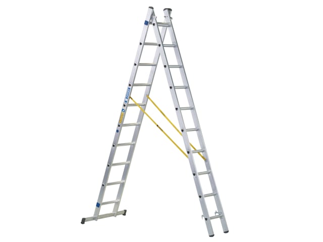 D-Rung Combination Ladder 2-Part 2 x 14 Rungs ZAR44874