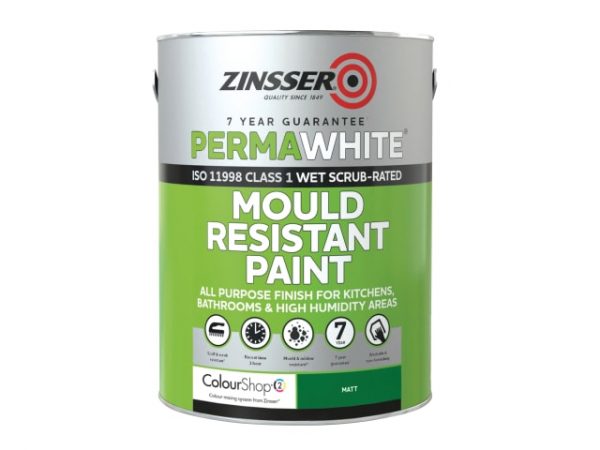 Perma-White® Interior Paint Matt 2.5 litre ZINPWES25L